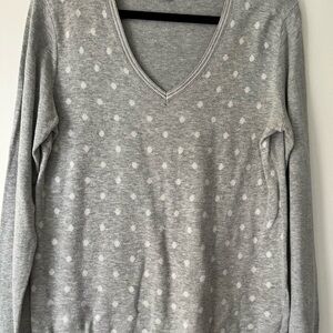 Tommy Hilfiger Gray Cotton Sweater
